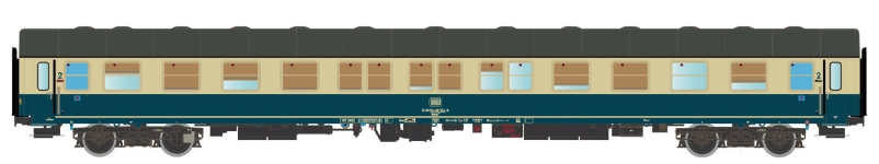 L.S. Models LS46184AC - H0 - Liegewagen Klotzbremse, DB, Ep. IV - AC - Wagen 2